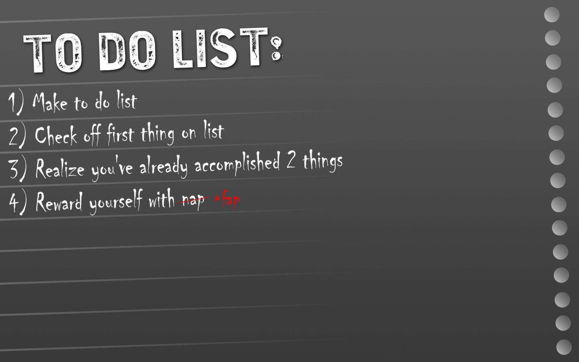 To Do List